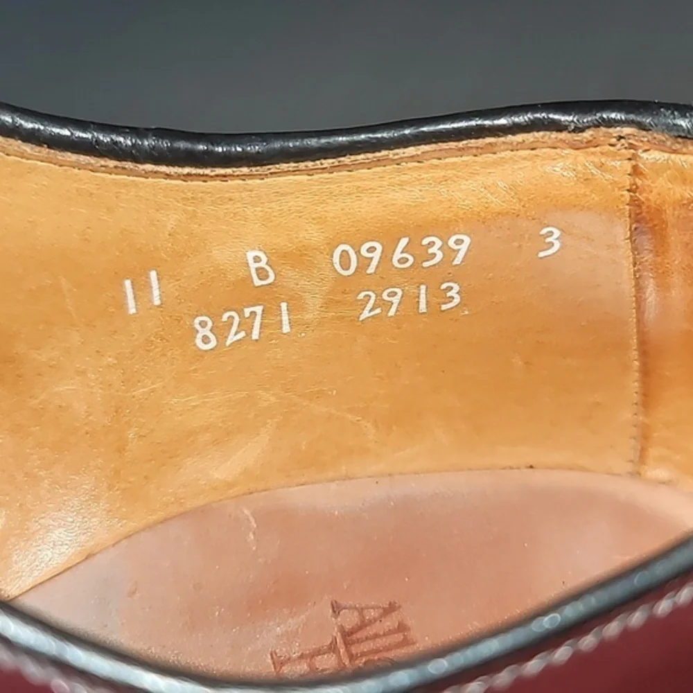 ALLEN EDMONDS 'Sheldon's 2‎ Toned Leather Oxford Men's 11B Great Condition